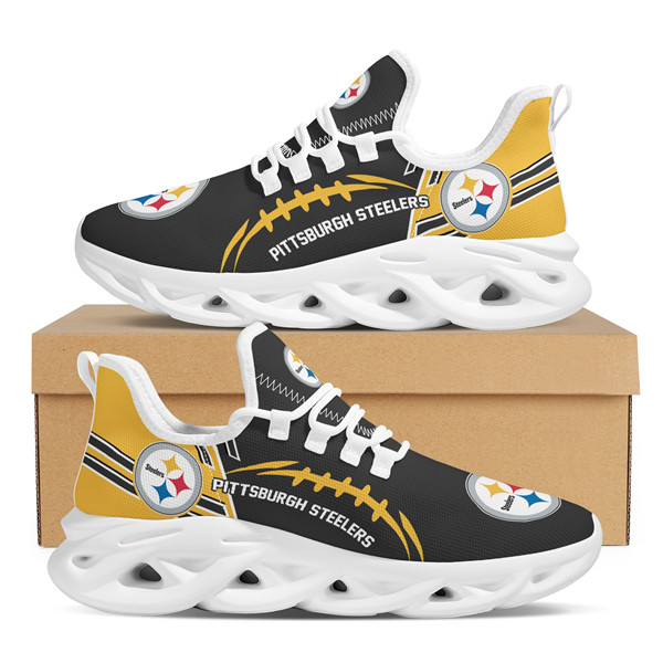 Women's Pittsburgh Steelers Flex Control Sneakers 010